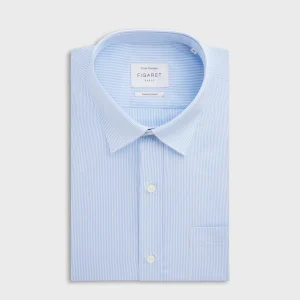 Chemise Classique rayée bleue
