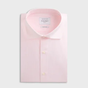 Chemise Semi-ajustée rayée rose