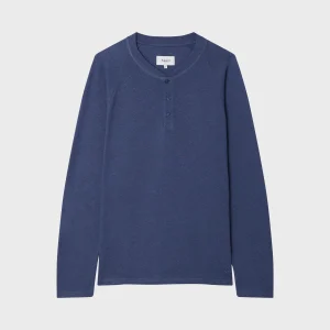 T-shirt Dylan manches longues bleu