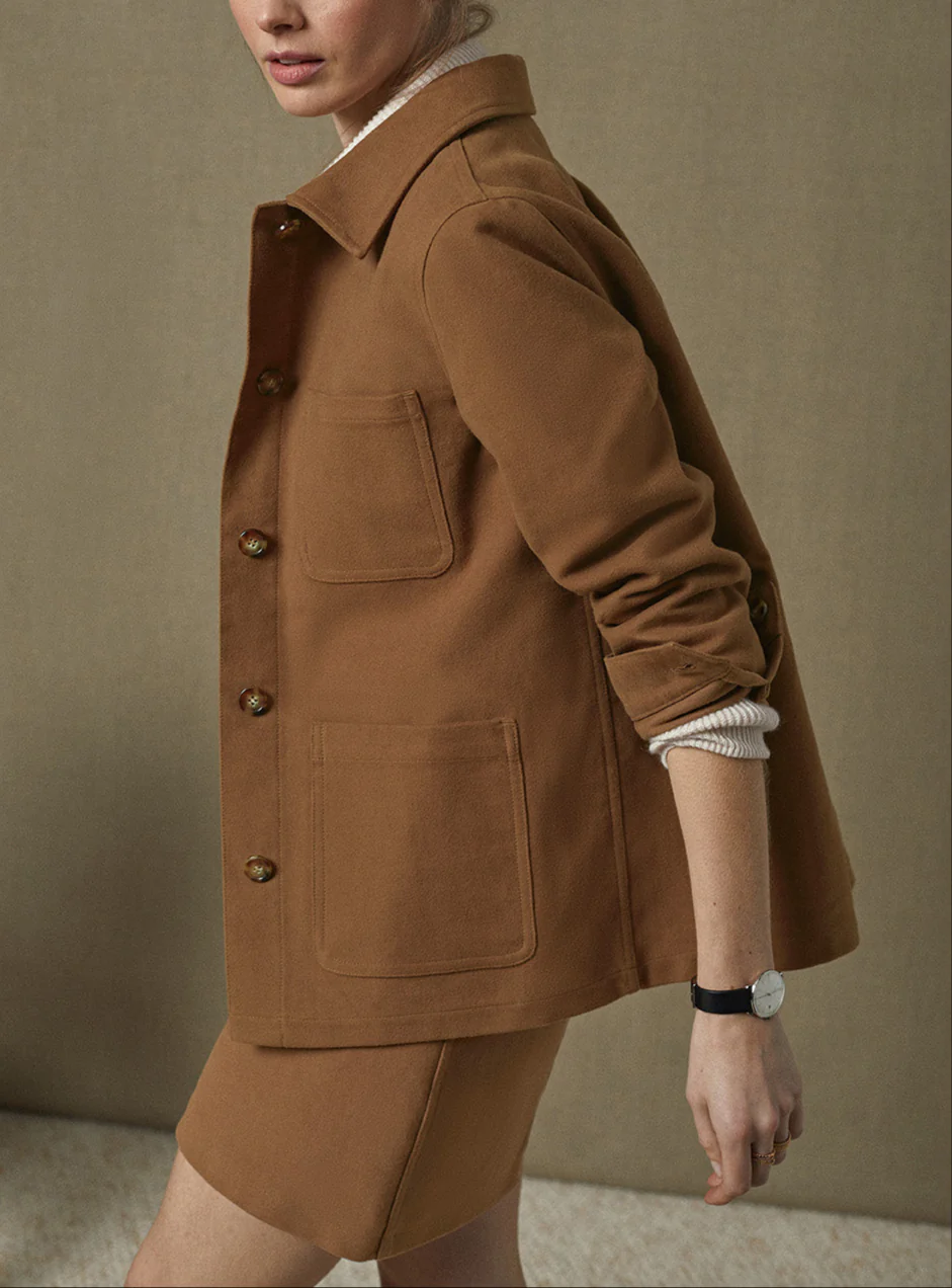 Veste de travail Audrey Camel – Image 3