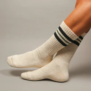 Chaussettes sport écrues