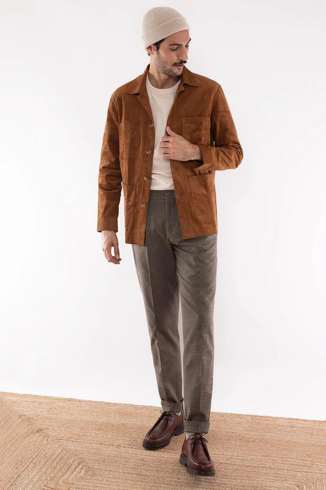 Pantalon Chaud Beige – Image 2