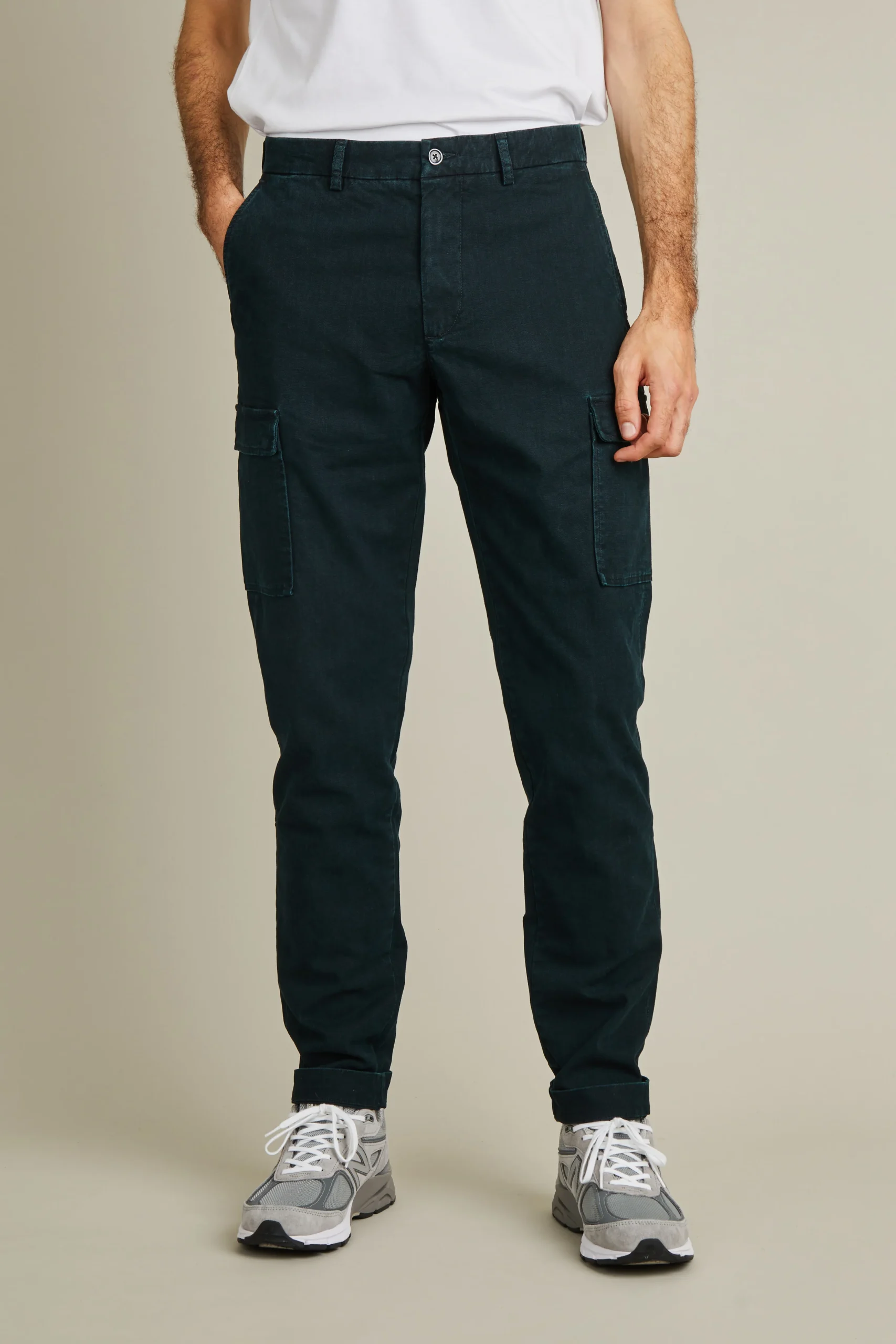 Pantalon cargo vert – Image 2