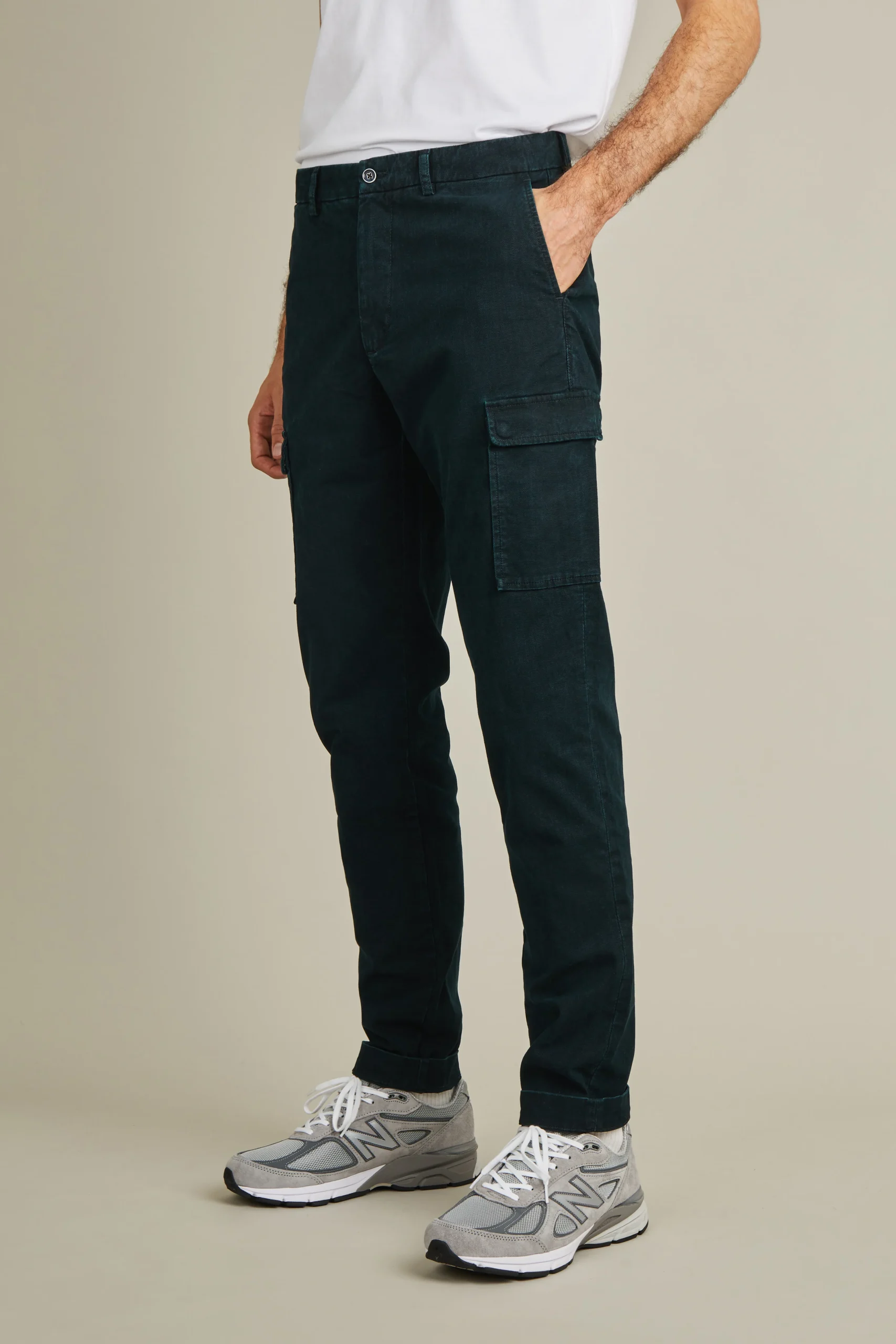 Pantalon cargo vert – Image 3