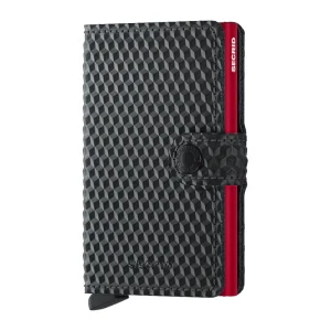 SECRID Portefeuille Miniwallet Cubic Black-Red