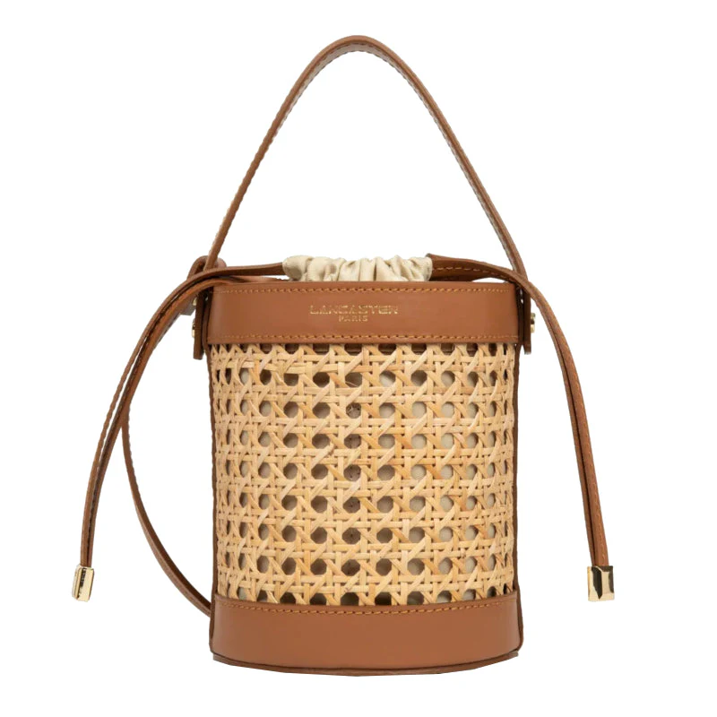 LANCASTER Petit sac seau Cannage Rotin – Image 2