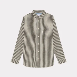 CHEMISE POCKET STRIPES GRIS