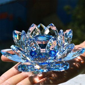 Fleur de Lotus en Cristal – Achat Lotus Fleur Décoration & Signification