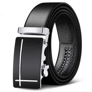 Ceinture Automatique Boucle L Argentée